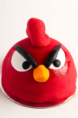 Kırmızı Angry Bird Adet Pasta